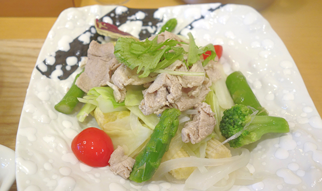 食レポ やよい軒の 温野菜の豚しゃぶ定食 は豚肉と根菜で食べごたえはしっかり カロリー490kcalのヘルシー定食 ネタとぴ