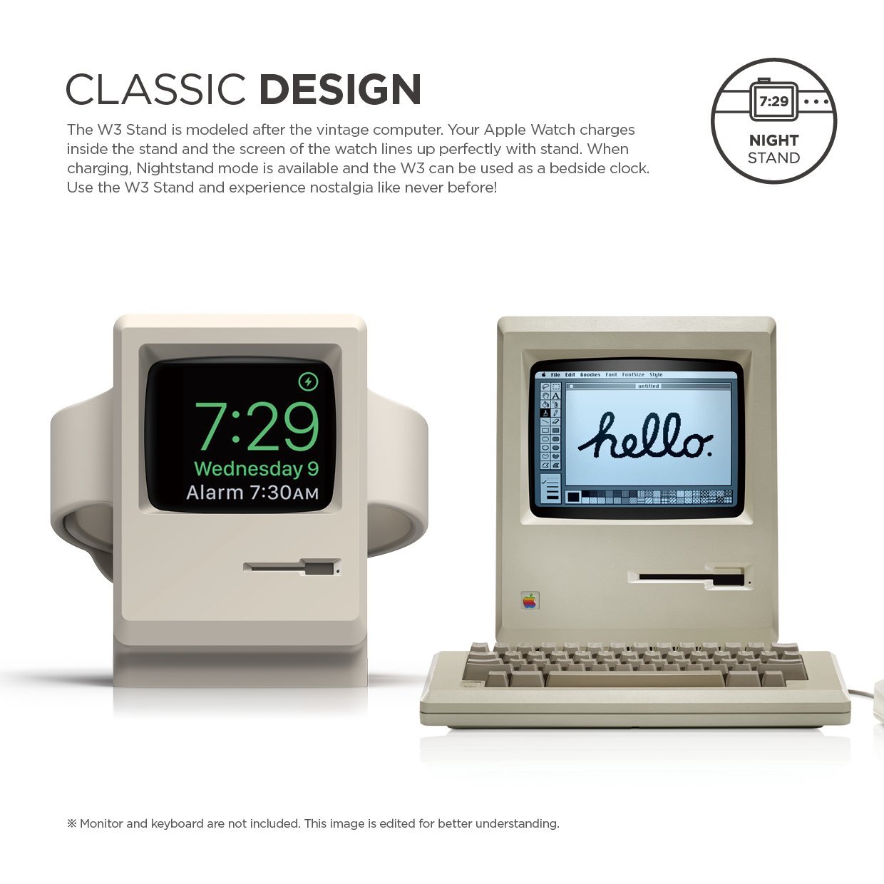 初代Macintosh(右)にそっくりなフォルム