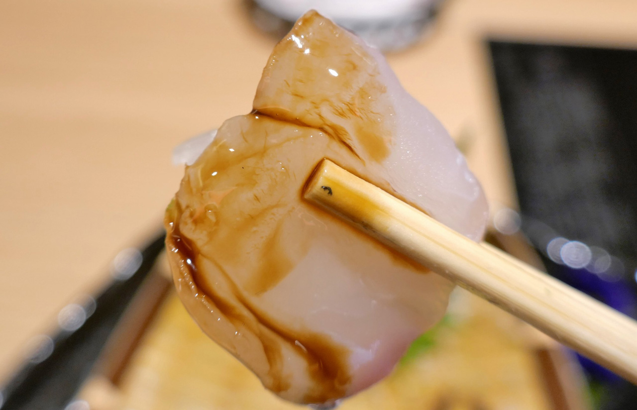 なお、あまい九州醤油を組み合わせた時は、プリプリとした食感のヒラメが相性バッチリでした！