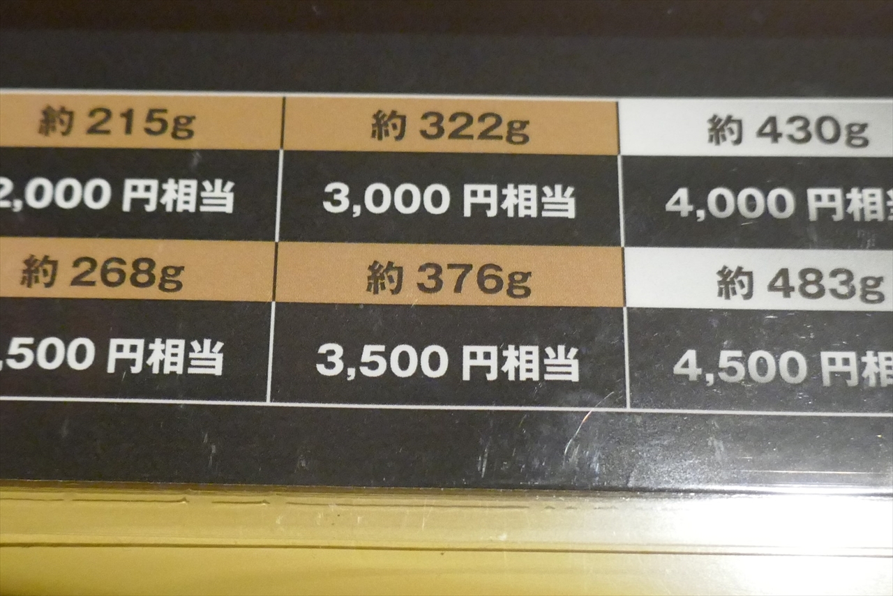388gは、通常価格なら3,500円強！