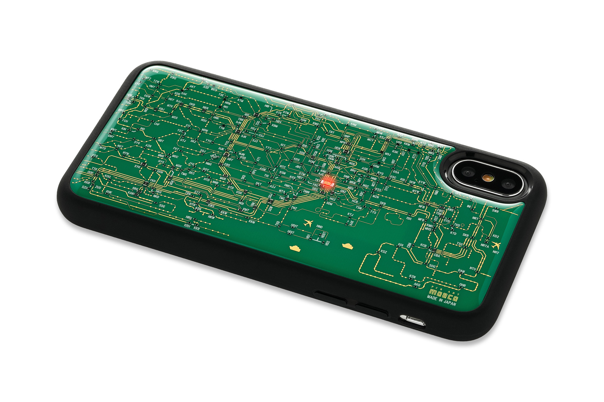 「FLASH iPhone Xケース」第1弾は、東京の路線図をデザインした「東京回路線図」。価格は1万4,040円（税込）