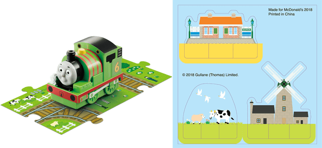 ジオラマや線路付き ハッピーセット きかんしゃトーマス と リラックマ が本日5日 金 期間限定販売 6日 土 から3日間は機関庫ももらえる ネタとぴ