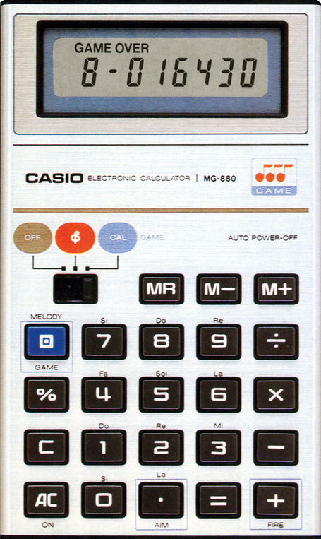 ゲーム電卓の1号機「MG-880」