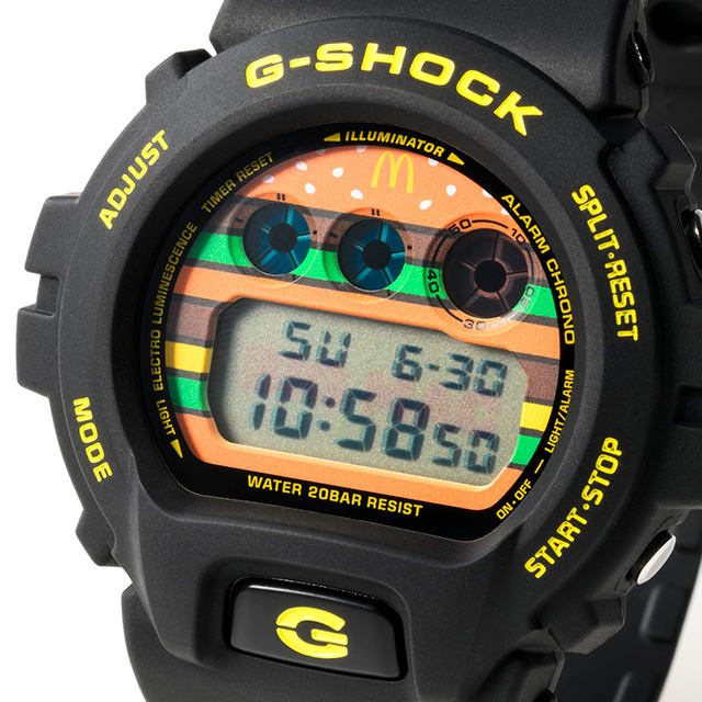 贅沢品 マクドナルド/コラボ/G-SHOCK/ビッグマック/50周年/時計/限定 ...