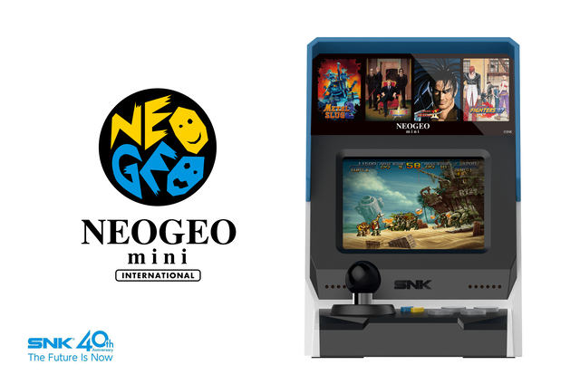 100メガショックが手のひらに! SNK40周年を記念したゲーム機「NEOGEO 