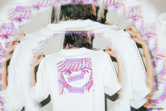 「電影少女」とX-girlのコラボアイテムが本日20日(金)発売! Tシャツや、ちょっぴりエッチなグラフィックと漢字がデザインされた
