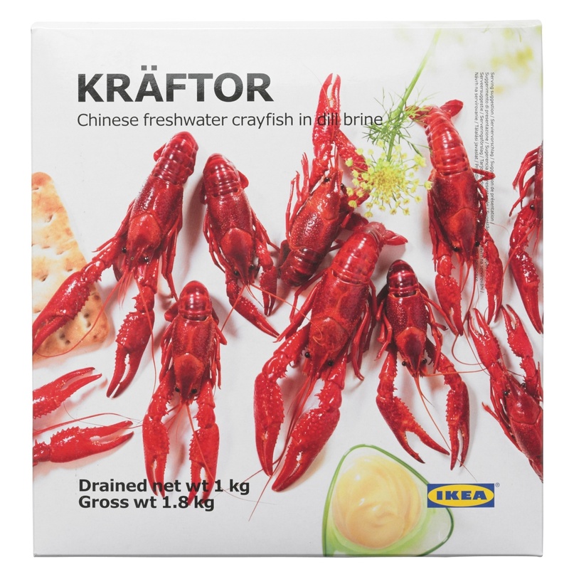 「KRAFTOR/クレフトル 冷凍ザリガニ（1,000g）」2,490円(税込)