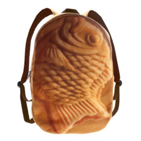 端はカリカリ 中はあんこ色 うまそうな たい焼きリュック がヴィレヴァンオンラインに登場 飯テロリュックの新作は 歩くたい焼き ネタとぴ