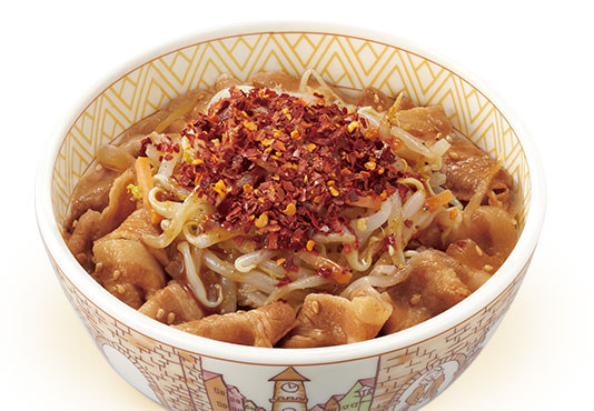 花椒たっぷりで痺れる牛丼 すき家が しび辛もやし牛丼 豚丼 を本日19日 水 発売 特製唐辛子ミックスをシャキシャキ食感のもやしナムルにかけた ネタとぴ