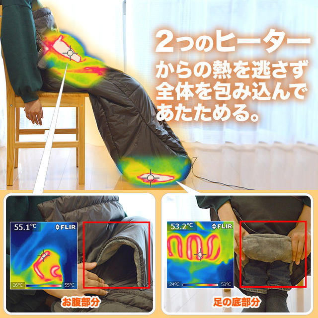 人間をダメにしそうな歩けるこたつ サンコーが一人でも寒くない 着るお一人様用こたつ を発売 足元とお腹にヒーターが内蔵 ネタとぴ