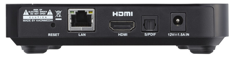 「KSTB6043」背面(HDMI端子ほか)