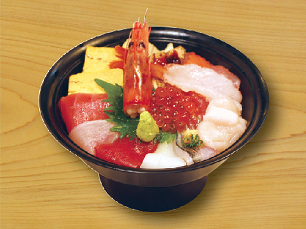 「海鮮ちらし丼」1,700円（税別）