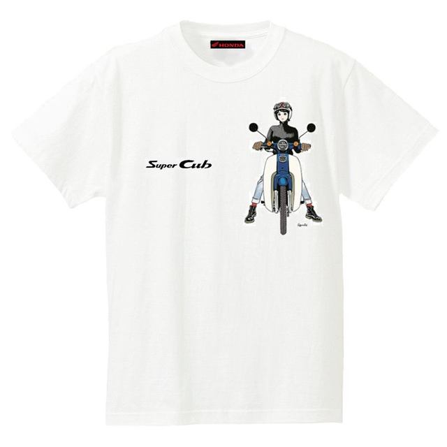スーパーカブ誕生60周年記念の江口寿史イラストTシャツがネットでも