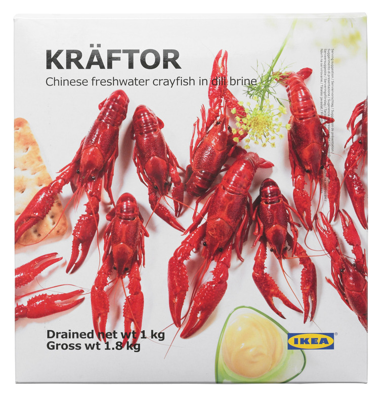 「KRAFTOR/クレフトル 冷凍ザリガニ(1,000g)」IKEA FAMILYメンバー価格2,490円(税込)/2,990円(税込)
