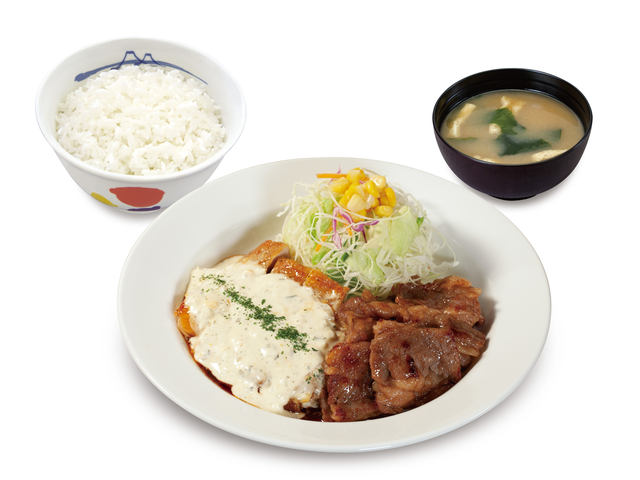 テイクアウトなら50円引き 20 還元 ご飯大盛り無料 松屋が日本応援企画第5弾 たっぷりタルタル チキン南蛮焼き定食 を本日12日 火 発売 1 242kcalの デラックス定食 も ネタとぴ