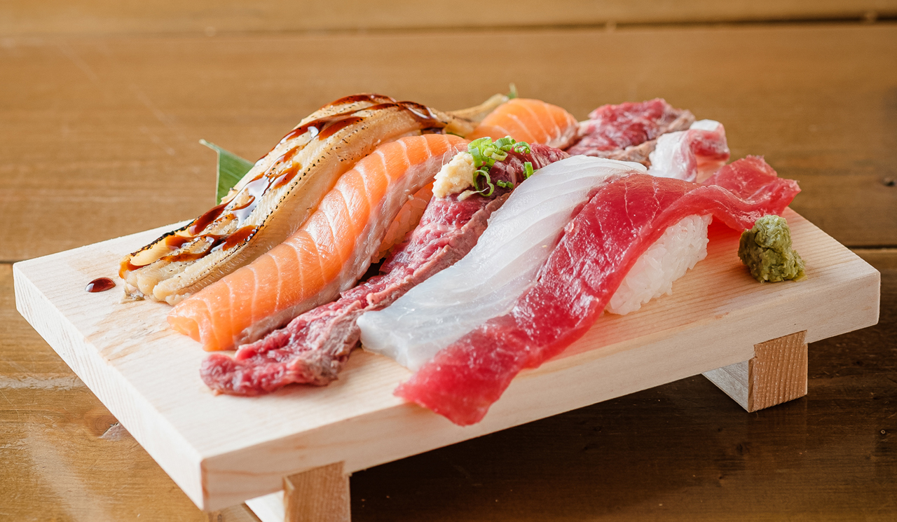 20cmを超える「大ネタ寿司」は5種類。SNS映えで人気です