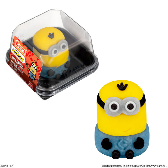 可愛すぎて食べられない ミニオンのボブ スチュアート ケビンがリアルかわいい和菓子になった 食べマス ミニオン がローソンで本日4日 火 に発売 ネタとぴ