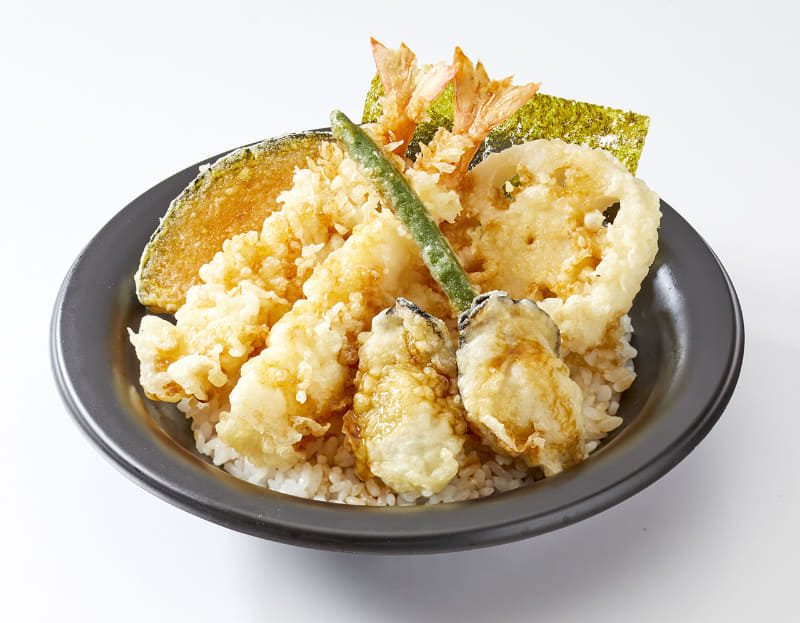 「牡蠣海鮮天丼」 特別価格499円(税別)