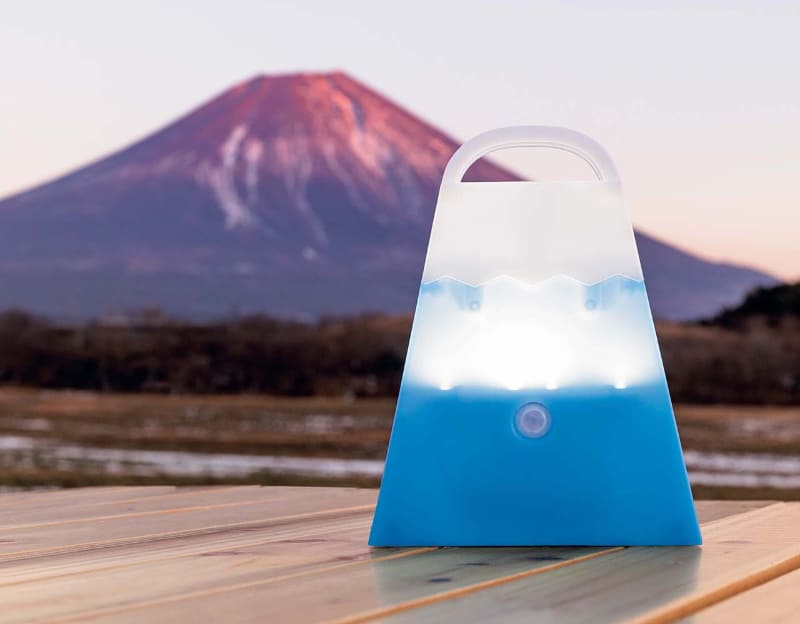 「人感センサー富士山LEDランタン」