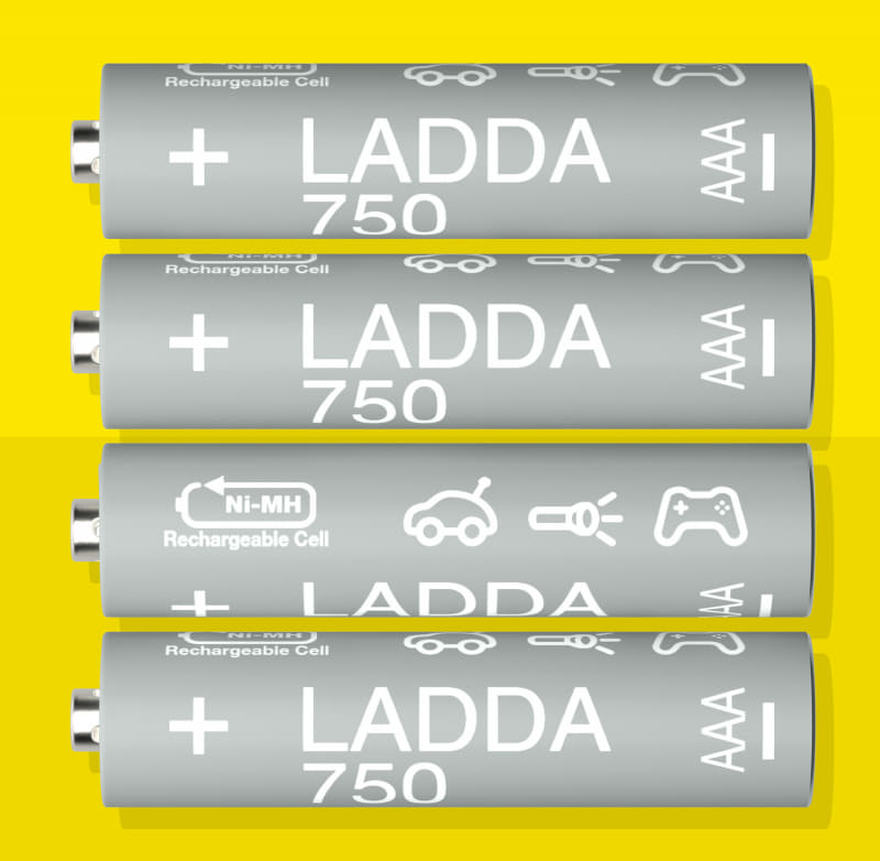 充電式電池「LADDA/ラッダ」