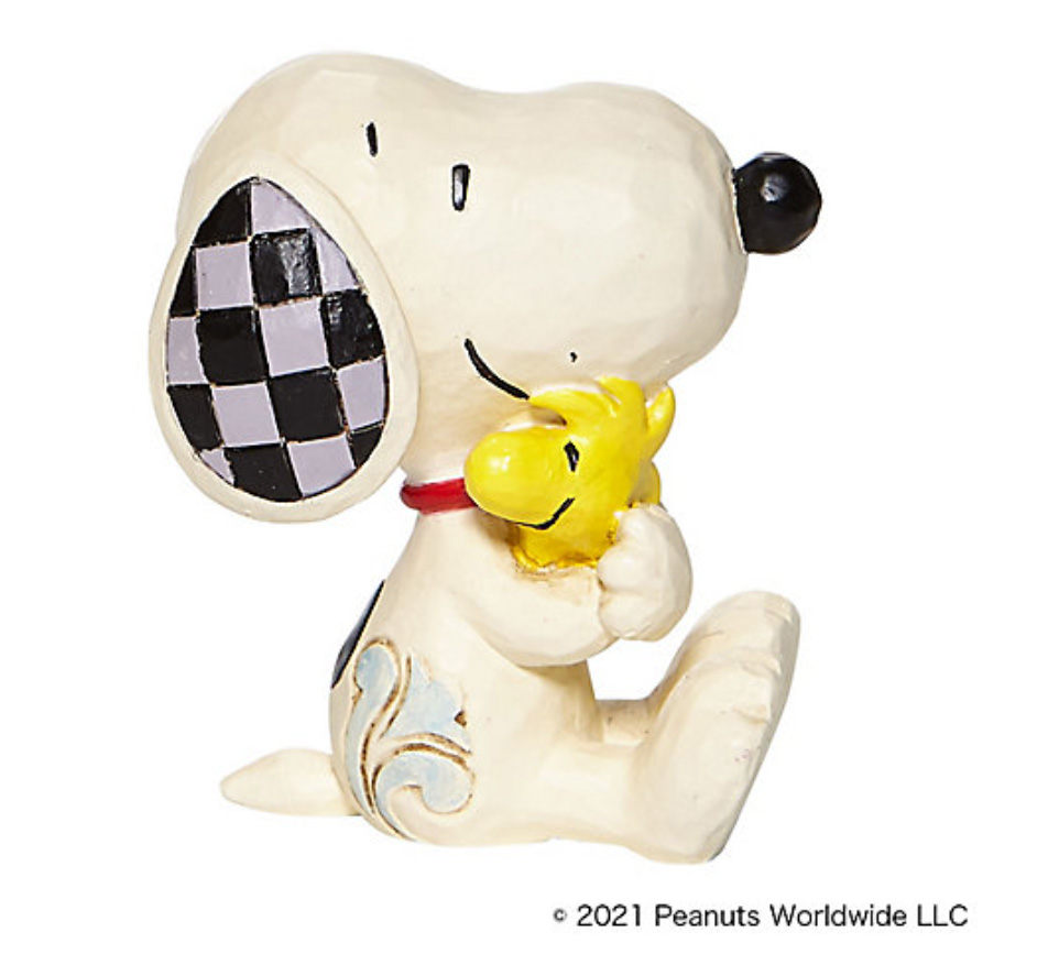 edom(Men)/エドム「フィギュア Mini Snoopy and Woodstock Hugging」3,300円（税込）