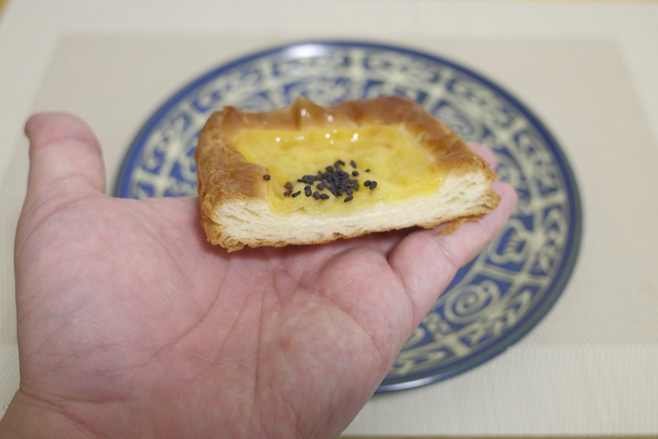 「さつま芋クリームデニッシュ」は、甘味強めなスイートポテトのような美味しさ！