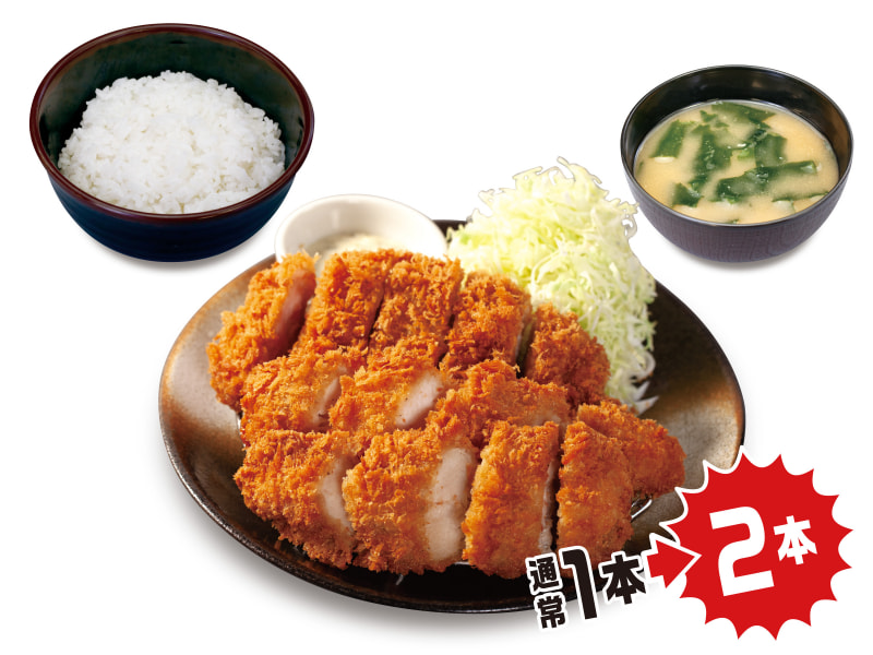 「おろしポン酢ささみかつ定食(2本→3本)」730円(税込)