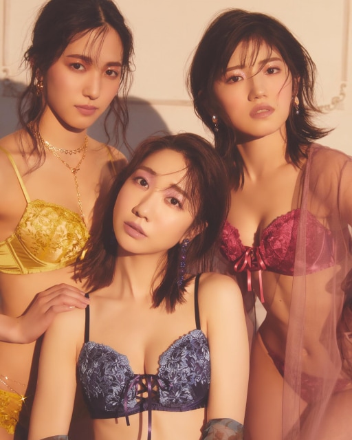 Ravijour - 村山彩希 下尾みう 柏木由紀 RAVIJOUR ビジュアルブック限定ポストカード 🍭 AKB48 柏木由紀＆村山彩希＆下尾みう、RAVIJOURコラボ