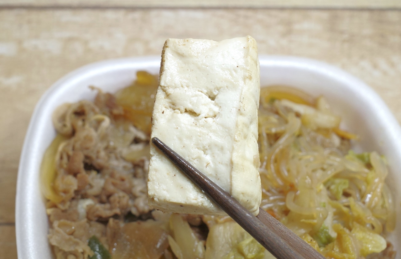 焼き豆腐はもう少しタレの味が感じられたら完璧！