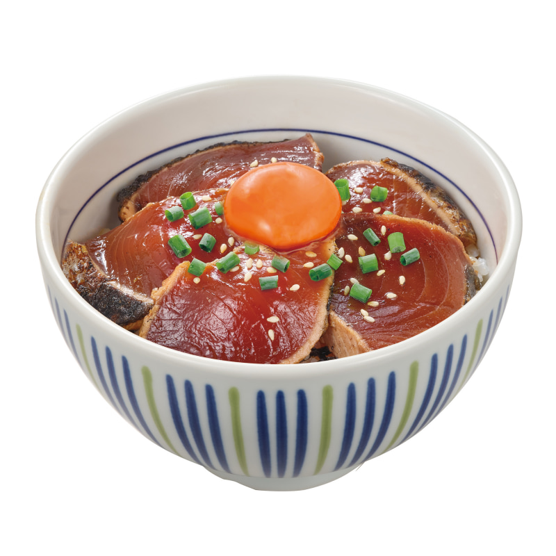 「とろたま かつおのたたき丼(並盛)」 770円