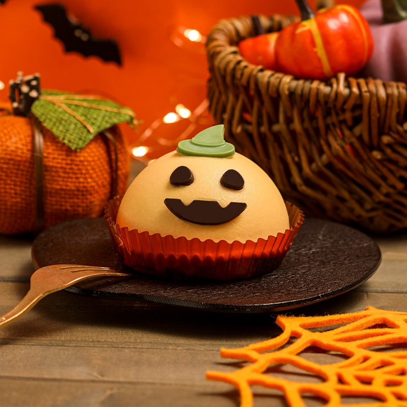 「かぼちゃとカスタードのケーキ」421円(税込)10月25日発売