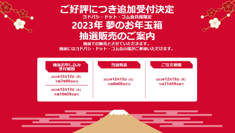 <a href="https://limited.yodobashi.com/entry/shared/">「2023年 夢のお年玉箱」</a>より