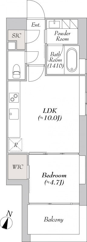 1LDK(37.63、37.66平方メートル)<br/>賃料24.6万円～<br/>部屋数5部屋