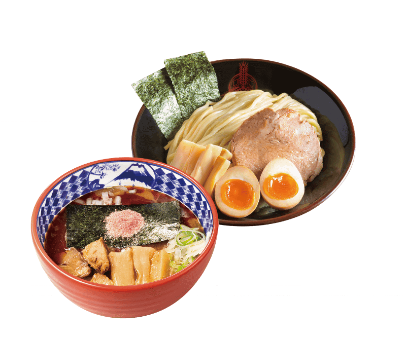 「三田盛り濃厚海老つけ麺」1,290円(税込)