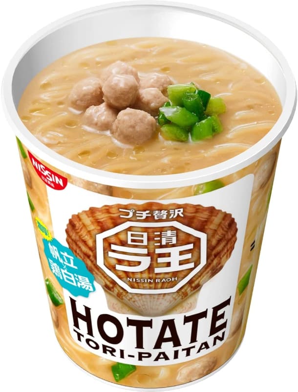 「日清ラ王 HOTATE鶏白湯」276円(税別)、内容量100g(麺70g)405kcal