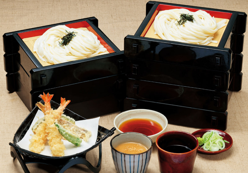 天ぷら付きうどん食べ放題イメージ