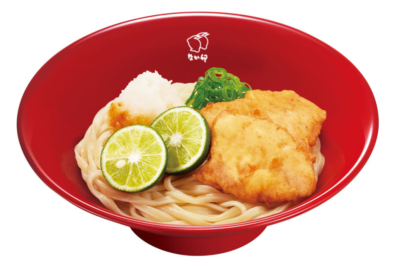 「鶏天すだちおろしうどん」小420円(税込)254kcal、並630円(税込)405kcal、大730円(税込)542kcal