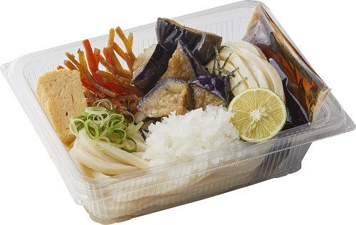 「なすおろしうどん弁当」