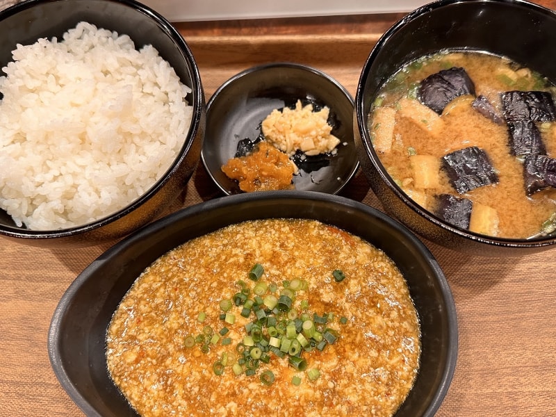 「ゆし豆腐麻婆定食」