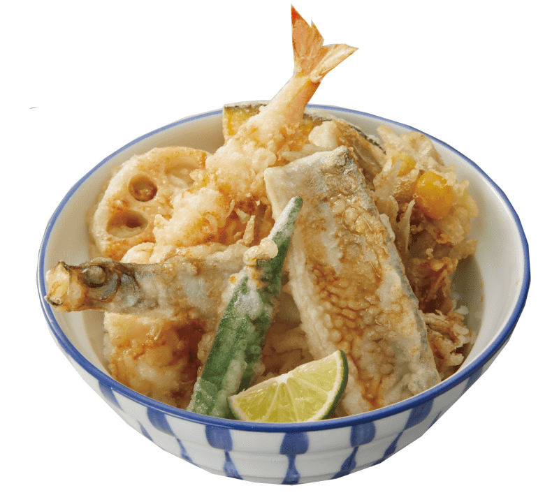 「太刀魚と子持ちししゃも天丼」750円(税込)