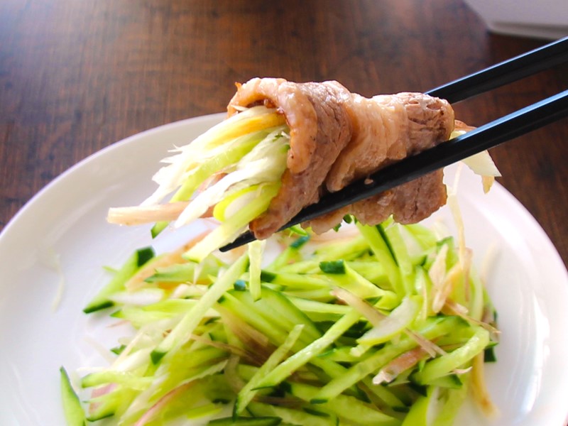 「シャキシャキ香味野菜巻き巻き」