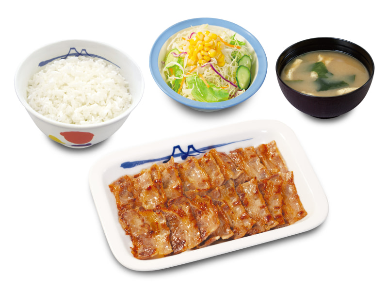 「“増量”カルビ焼肉定食(プレーン)」 730円(税込)