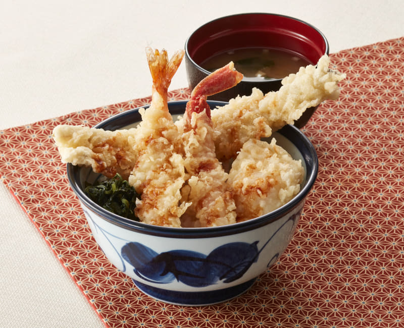 「冬のごちそう天丼(みそ汁付)」1,180円(税込)