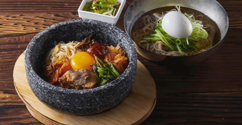 石焼ビビンパ&韓国冷麺セット