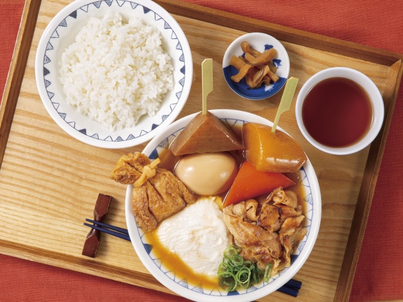 「玄米味噌のおでん豚汁定食」 990円(税込1,089円)