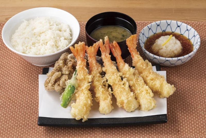 「海老づくし天盛り定食」1,760円(税込)