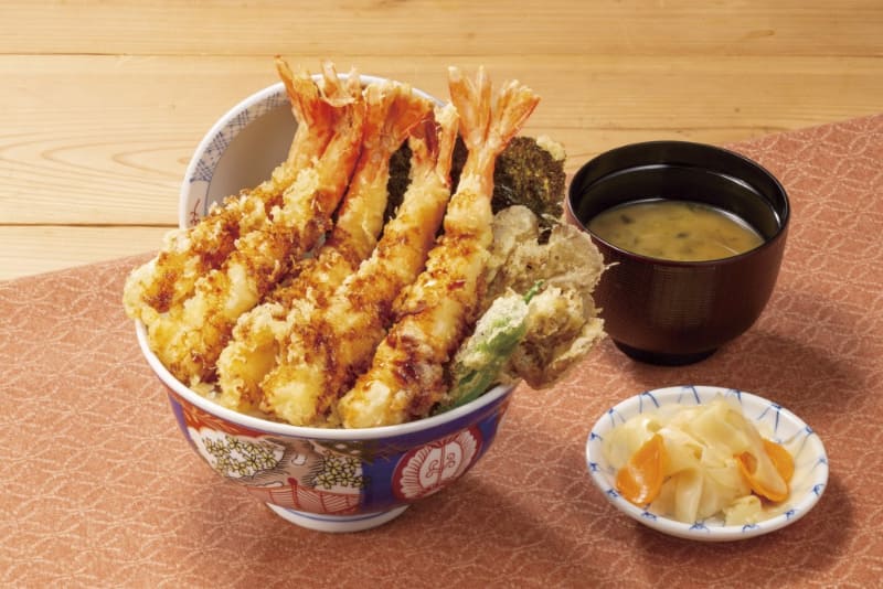 「海老づくし天丼」1,650円(税込)