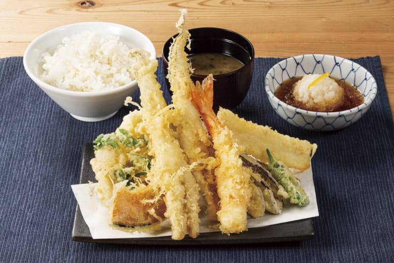 「穴子天盛り定食」1,760円(税込)