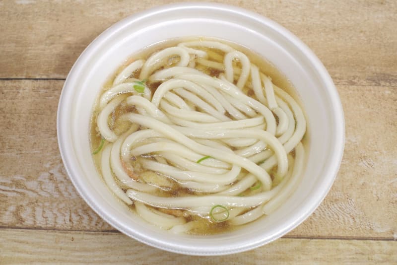 まずは「かけうどん(温)」スタイルにトランスフォーム！