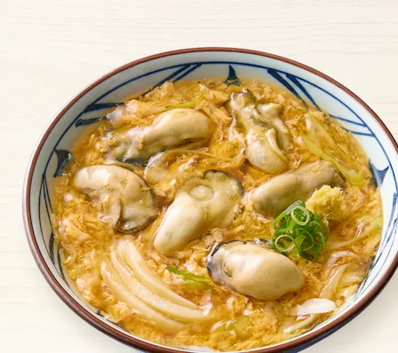 「牡蠣たまあんかけうどん」並840円(税込)、大1,000円(税込)、得1,160円(税込)